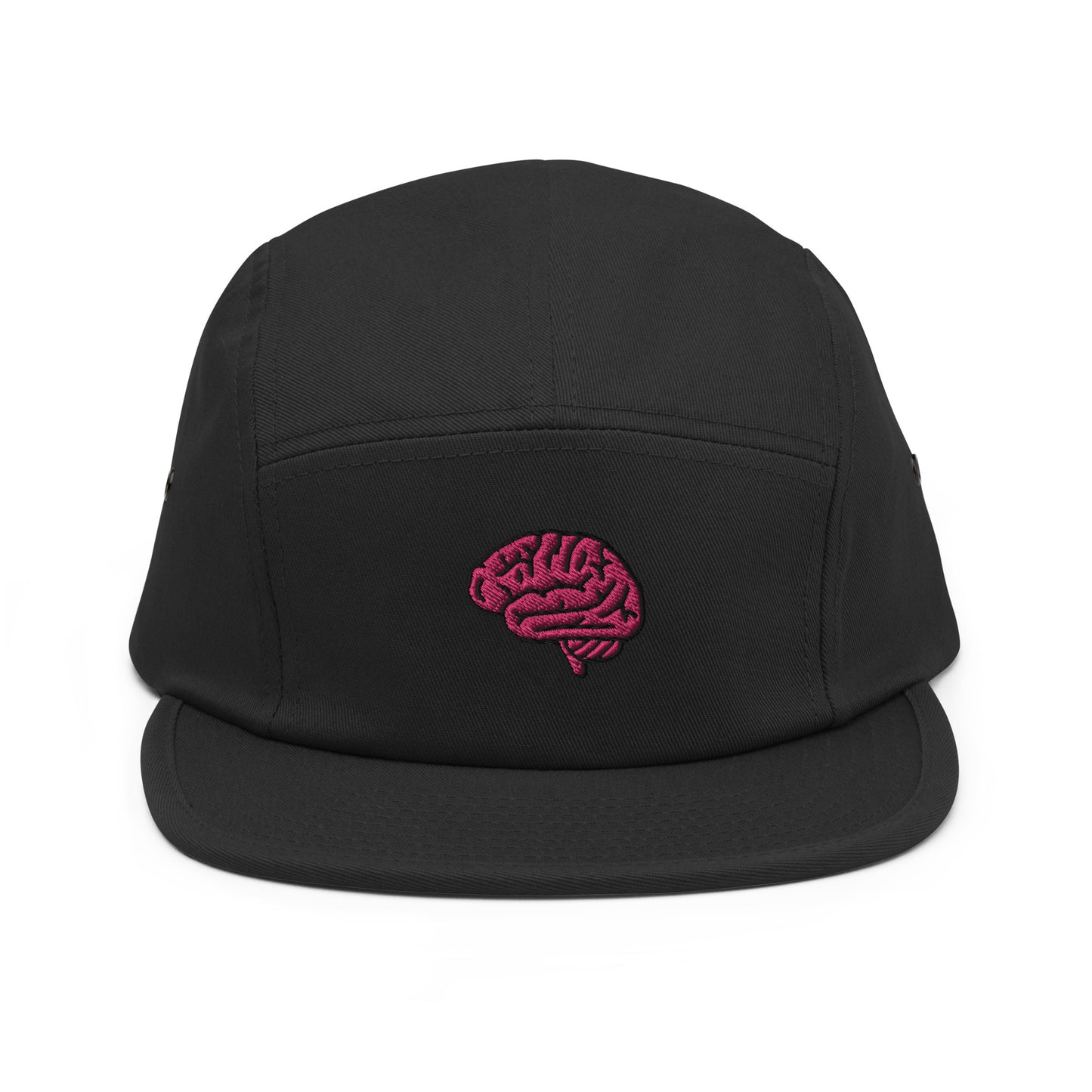 Brain Embroidered Five Panel Hat