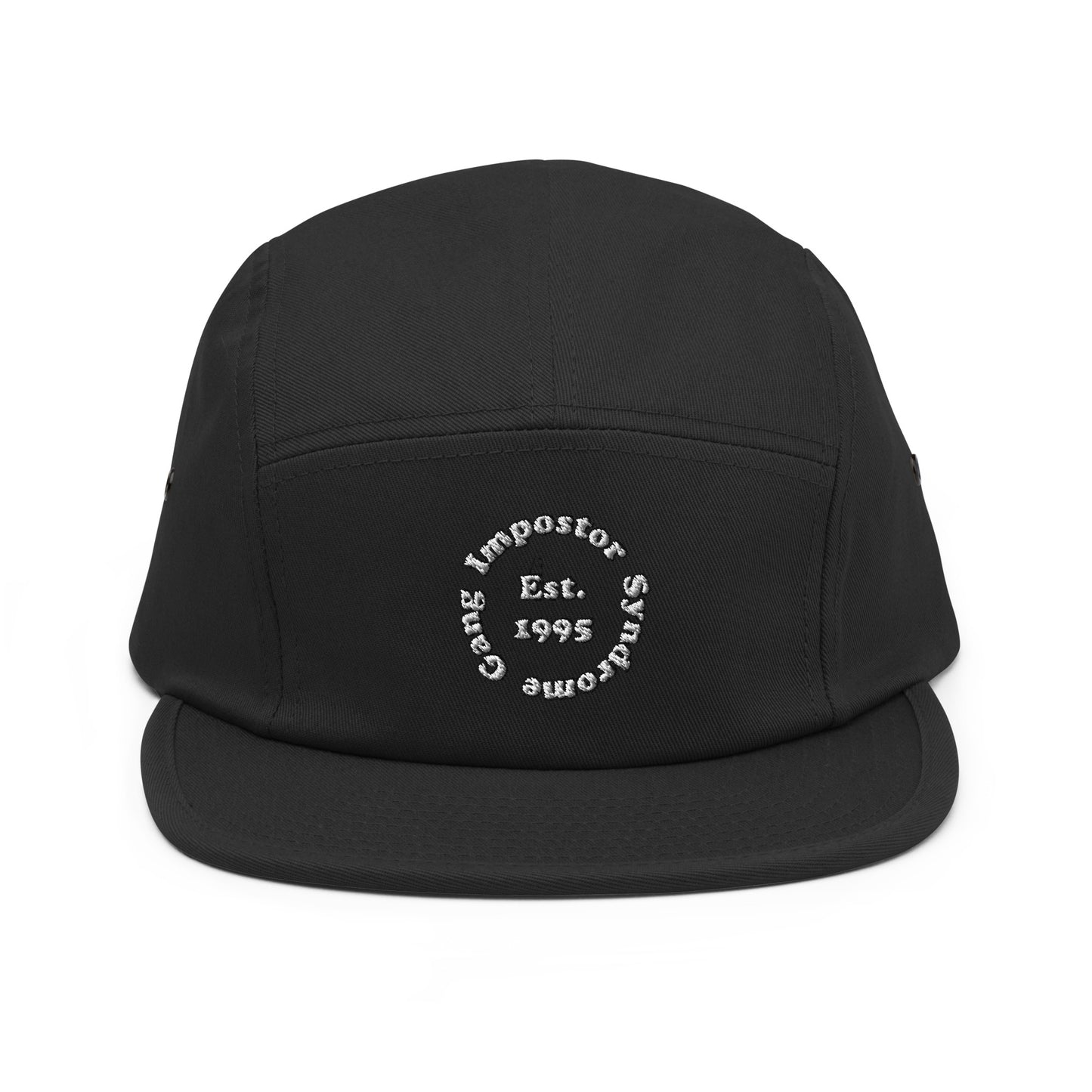 Impostor Syndrome Embroidered Five Panel Hat