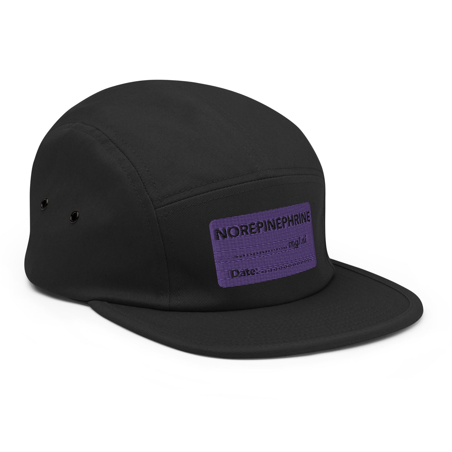Norepinephrine Embroidered Five Panel Hat