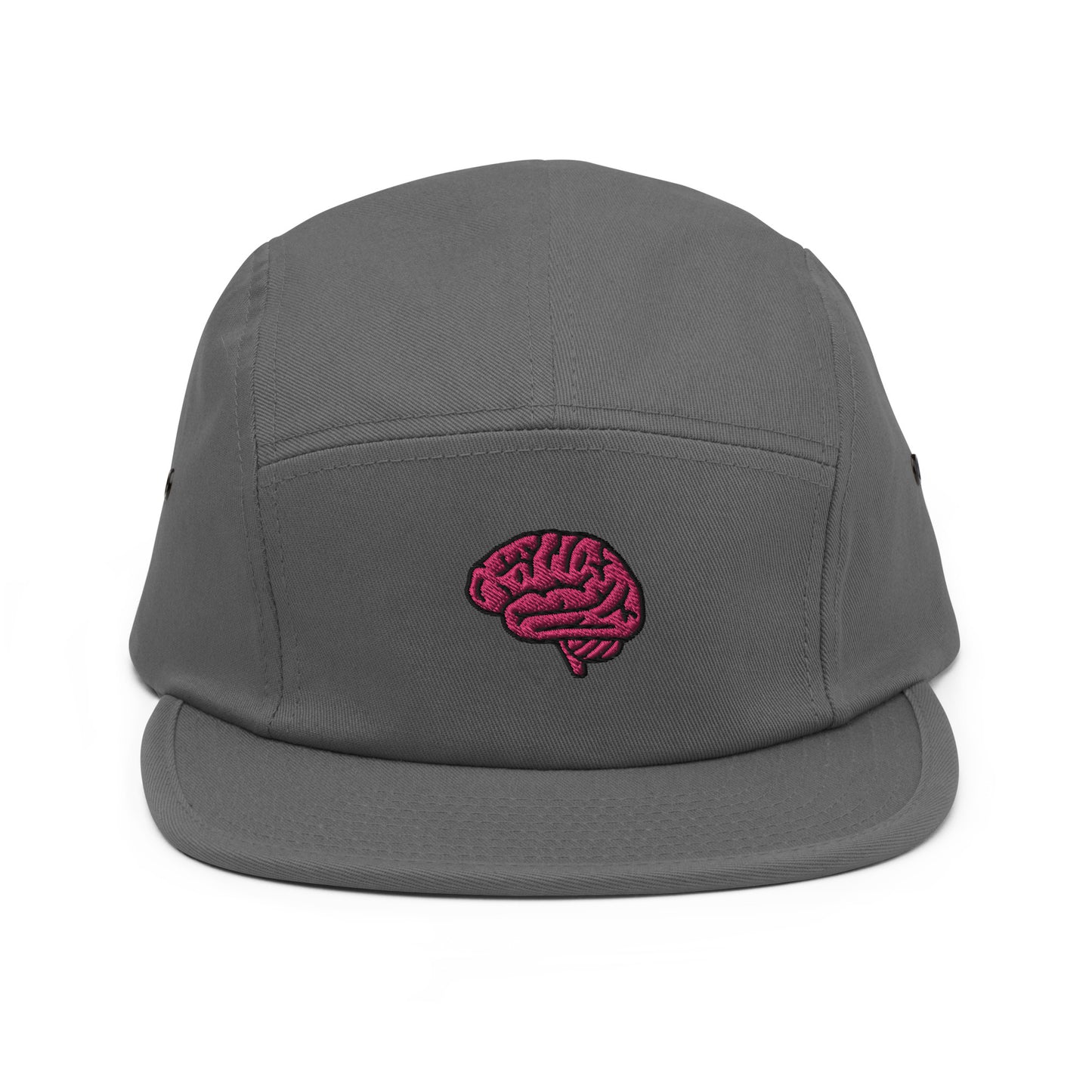 Brain Embroidered Five Panel Hat