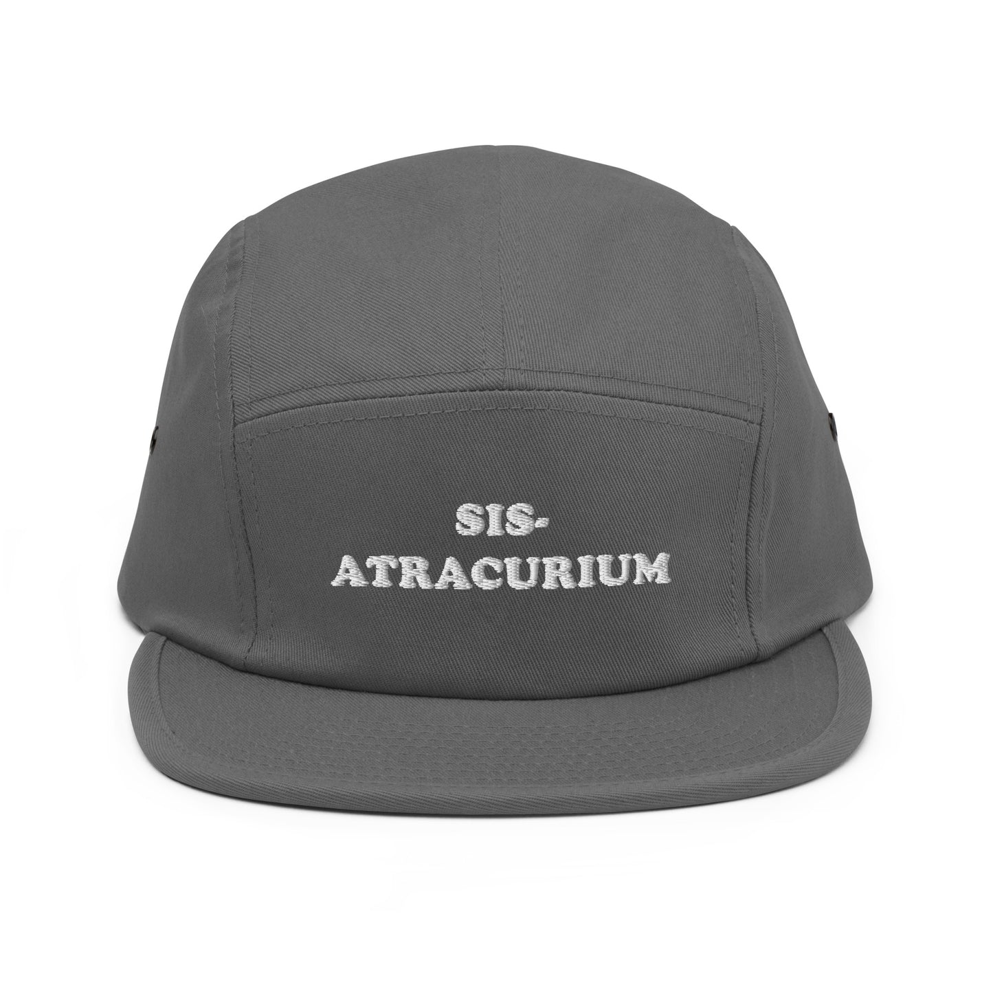 Sis-Atracurium Embroidered Five Panel Hat