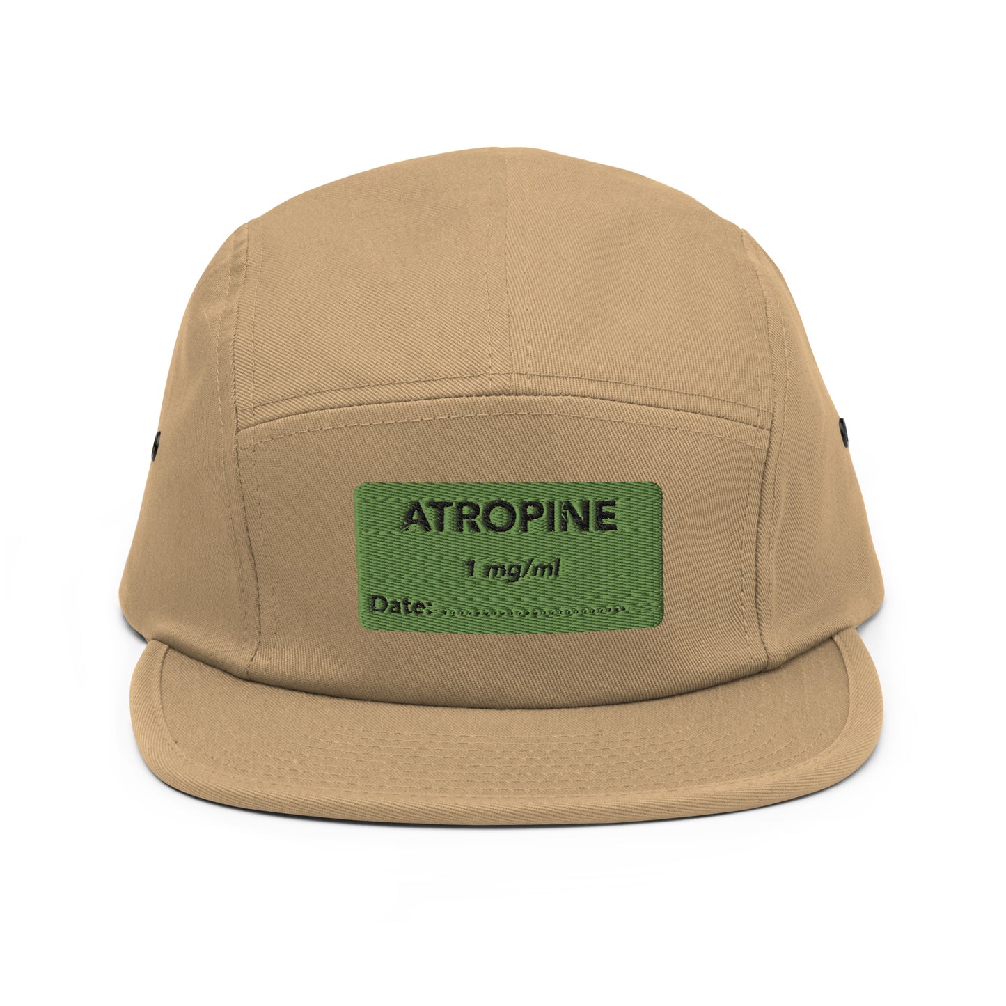 Atropine Embroidered Five Panel Hat