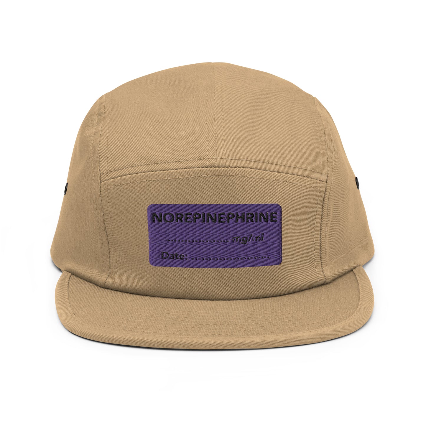 Norepinephrine Embroidered Five Panel Hat