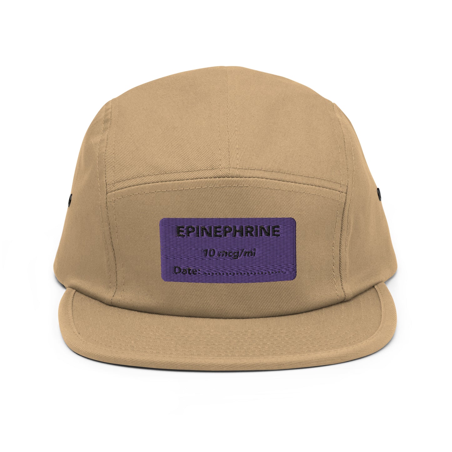Epinephrine Embroidered Five Panel Hat