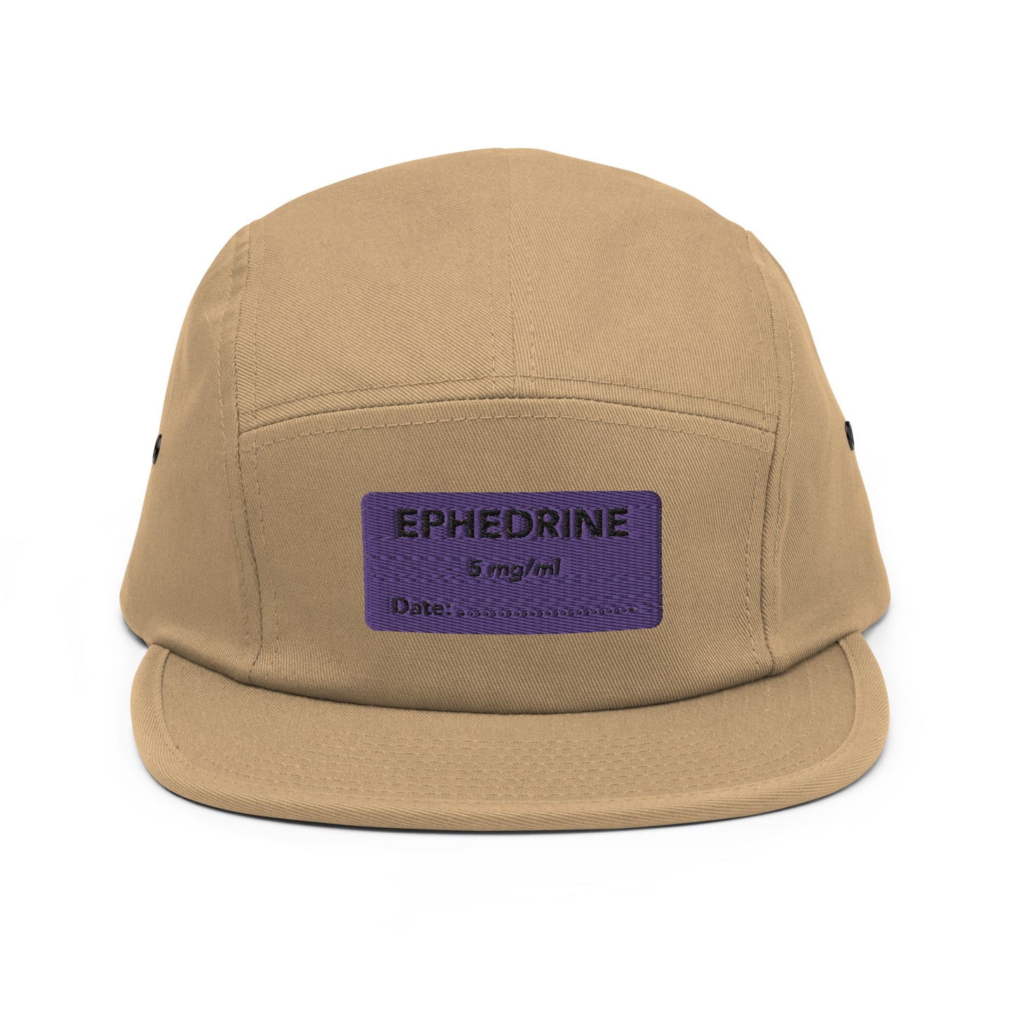 Ephedrine Embroidered Five Panel Hat