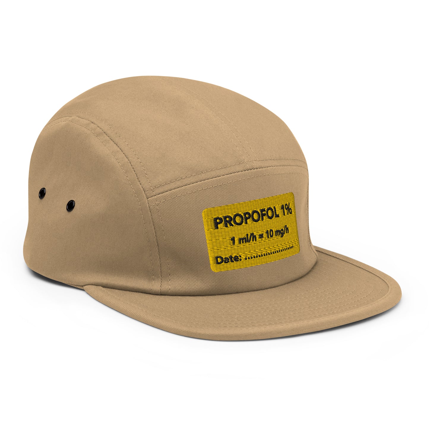 Propofol Embroidered Five Panel Hat