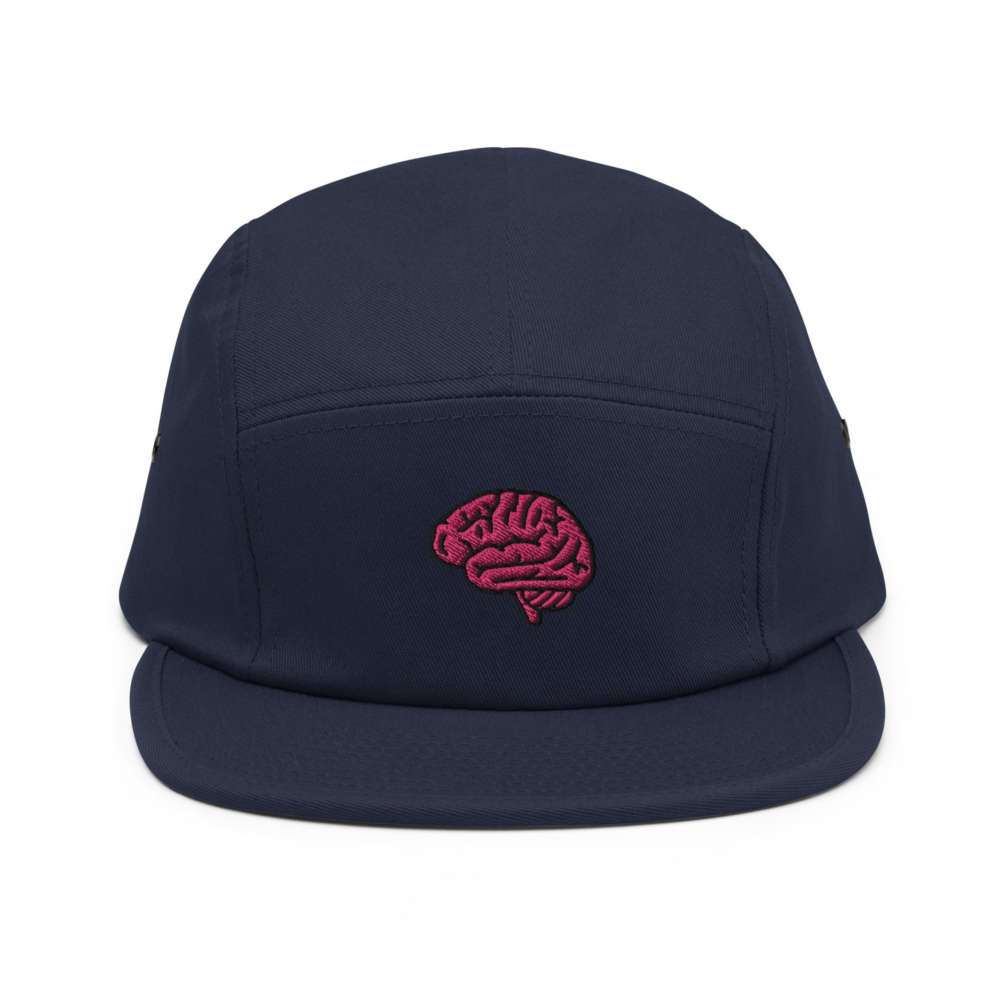Brain Embroidered Five Panel Hat