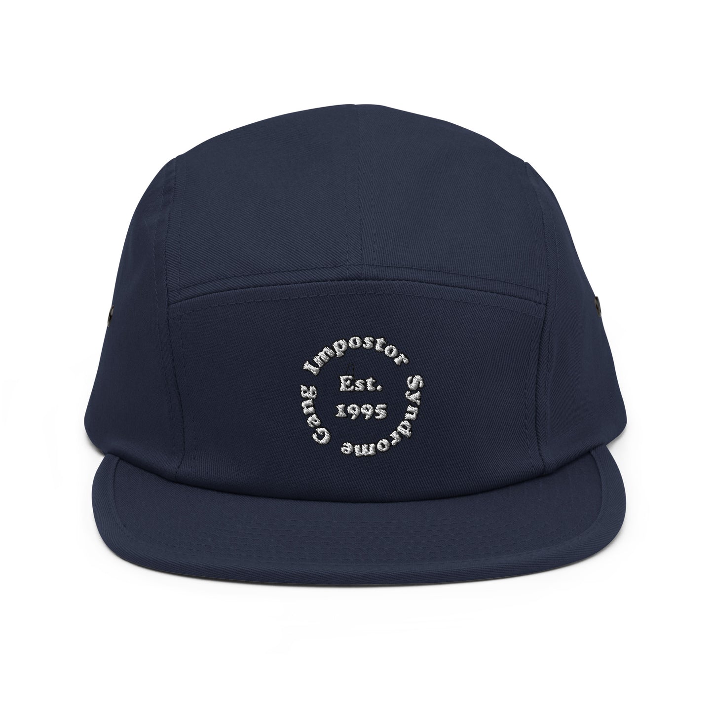 Impostor Syndrome Embroidered Five Panel Hat