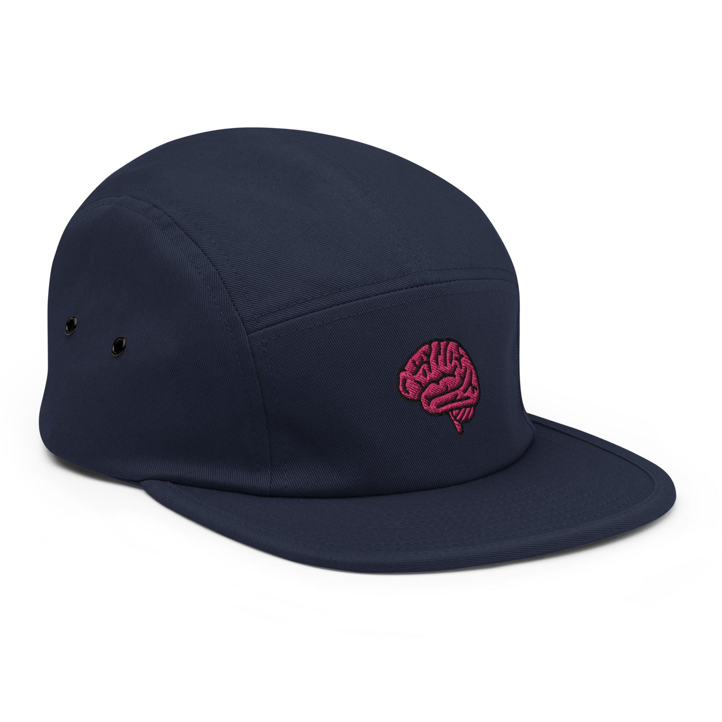 Brain Embroidered Five Panel Hat