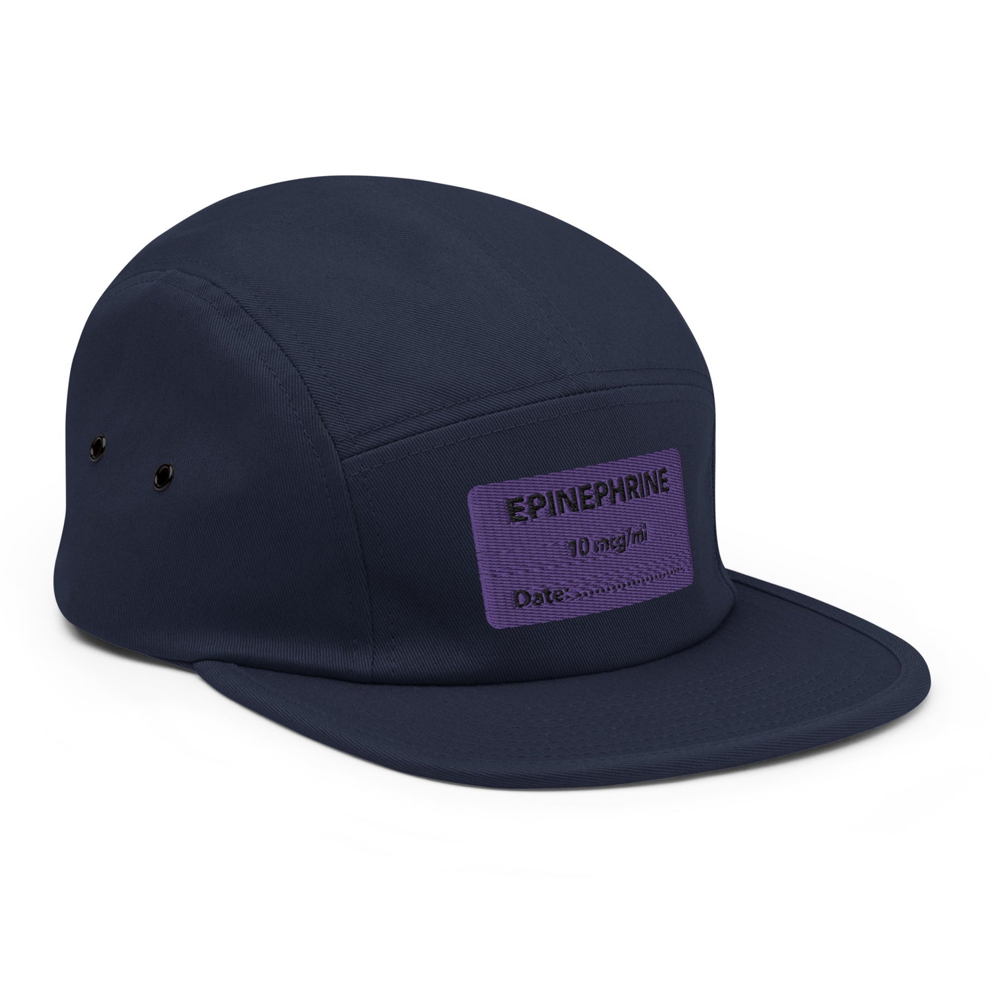 Epinephrine Embroidered Five Panel Hat
