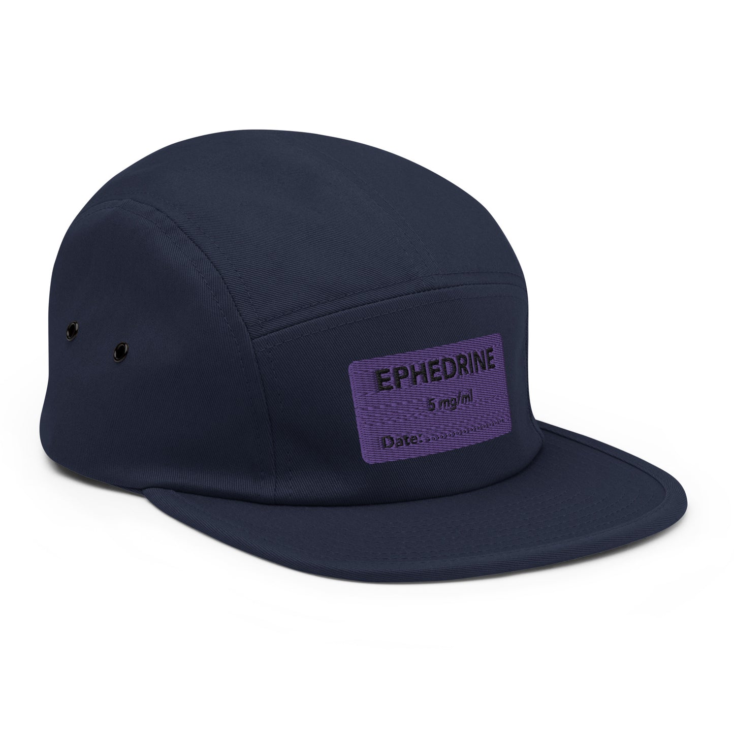 Ephedrine Embroidered Five Panel Hat