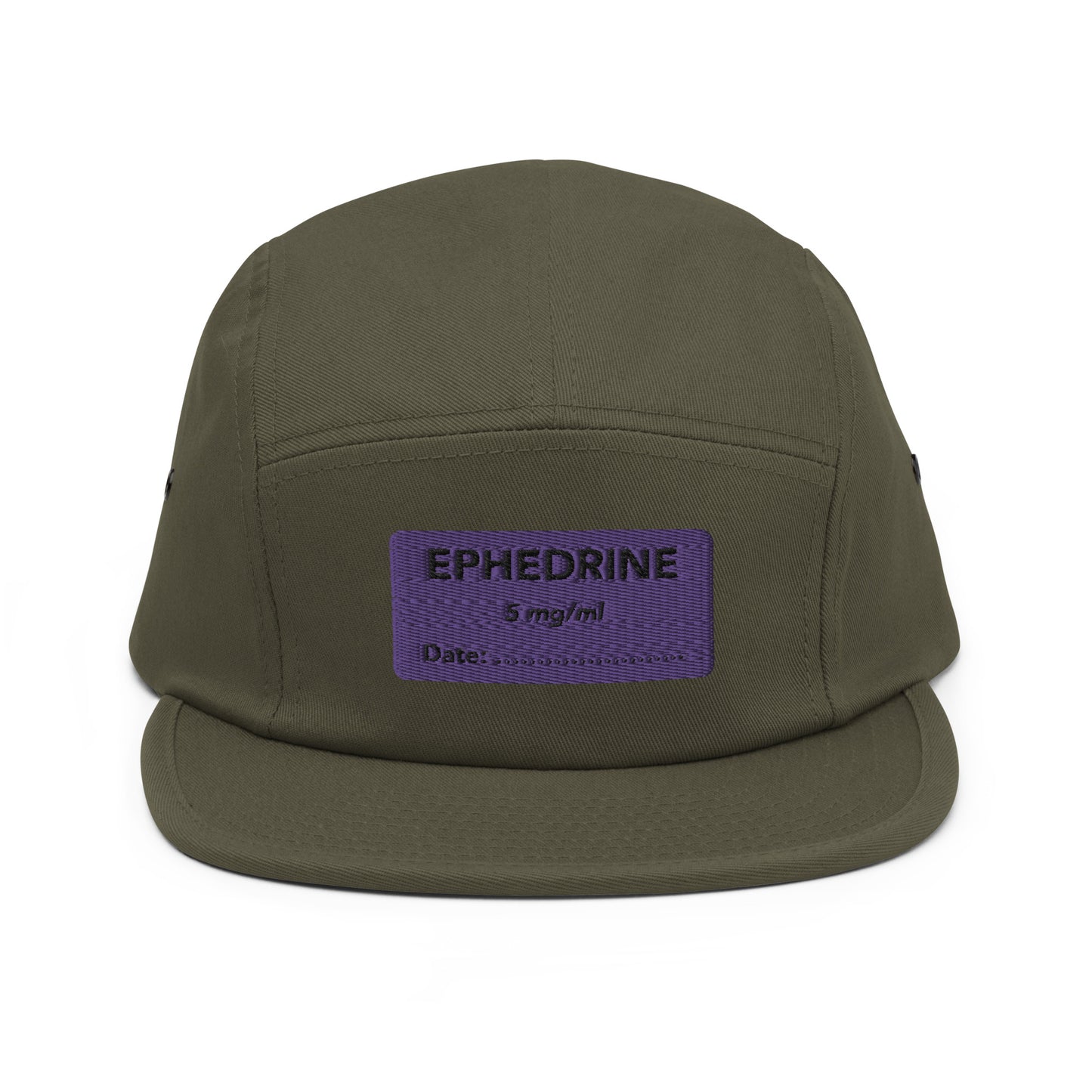 Ephedrine Embroidered Five Panel Hat