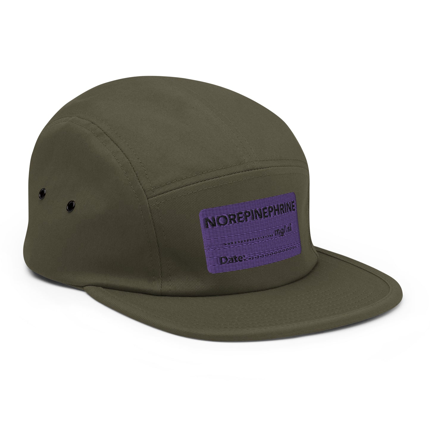 Norepinephrine Embroidered Five Panel Hat