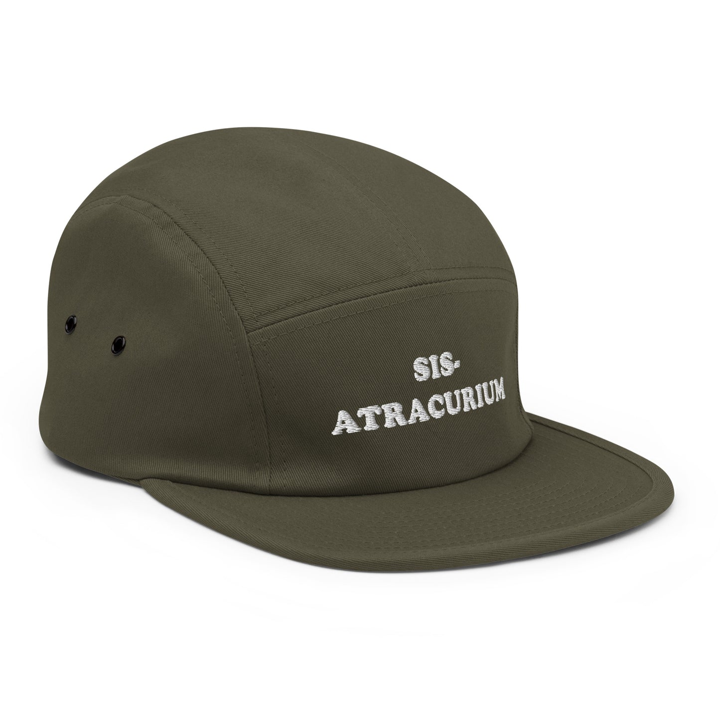 Sis-Atracurium Embroidered Five Panel Hat