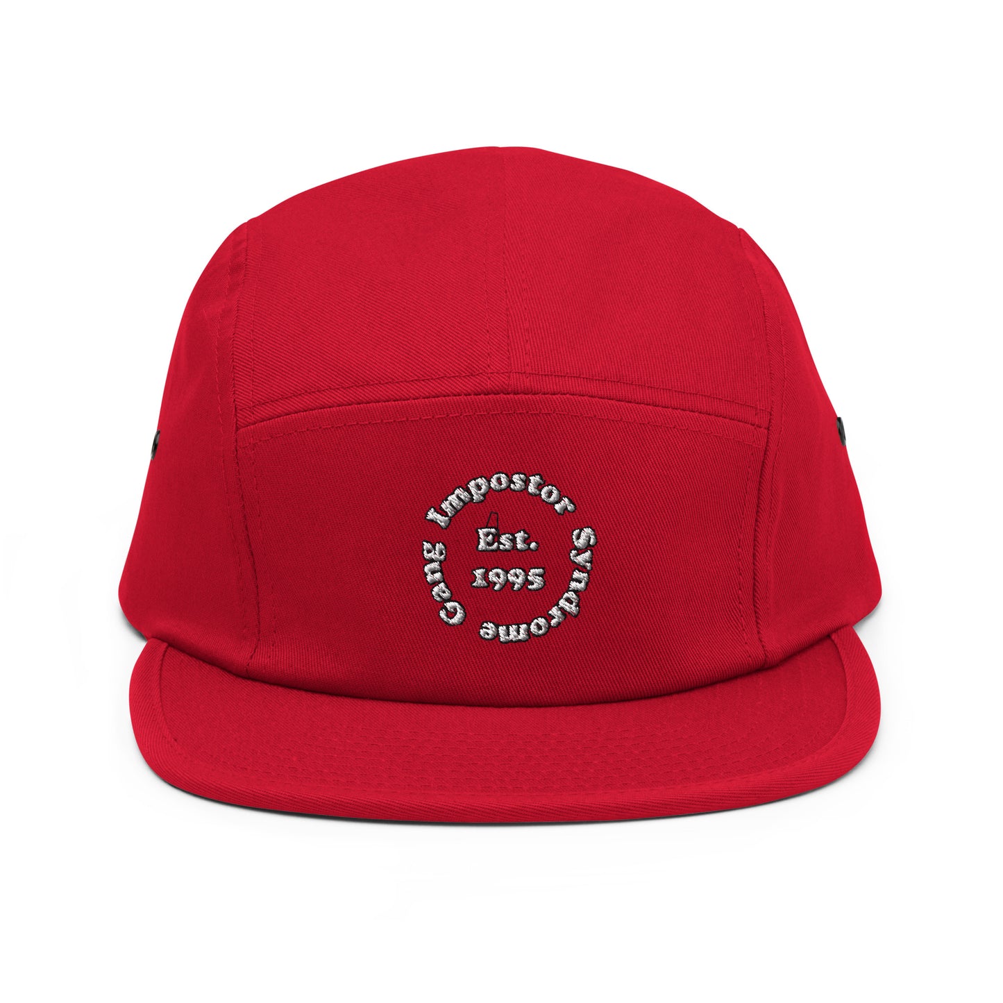 Impostor Syndrome Embroidered Five Panel Hat