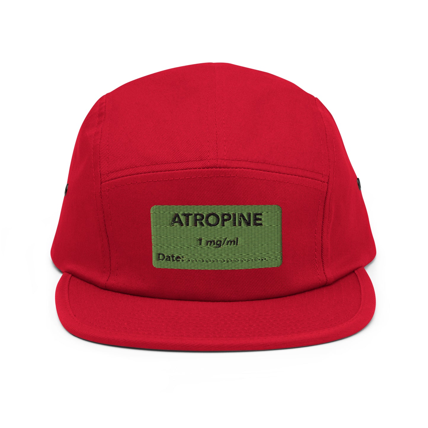 Atropine Embroidered Five Panel Hat