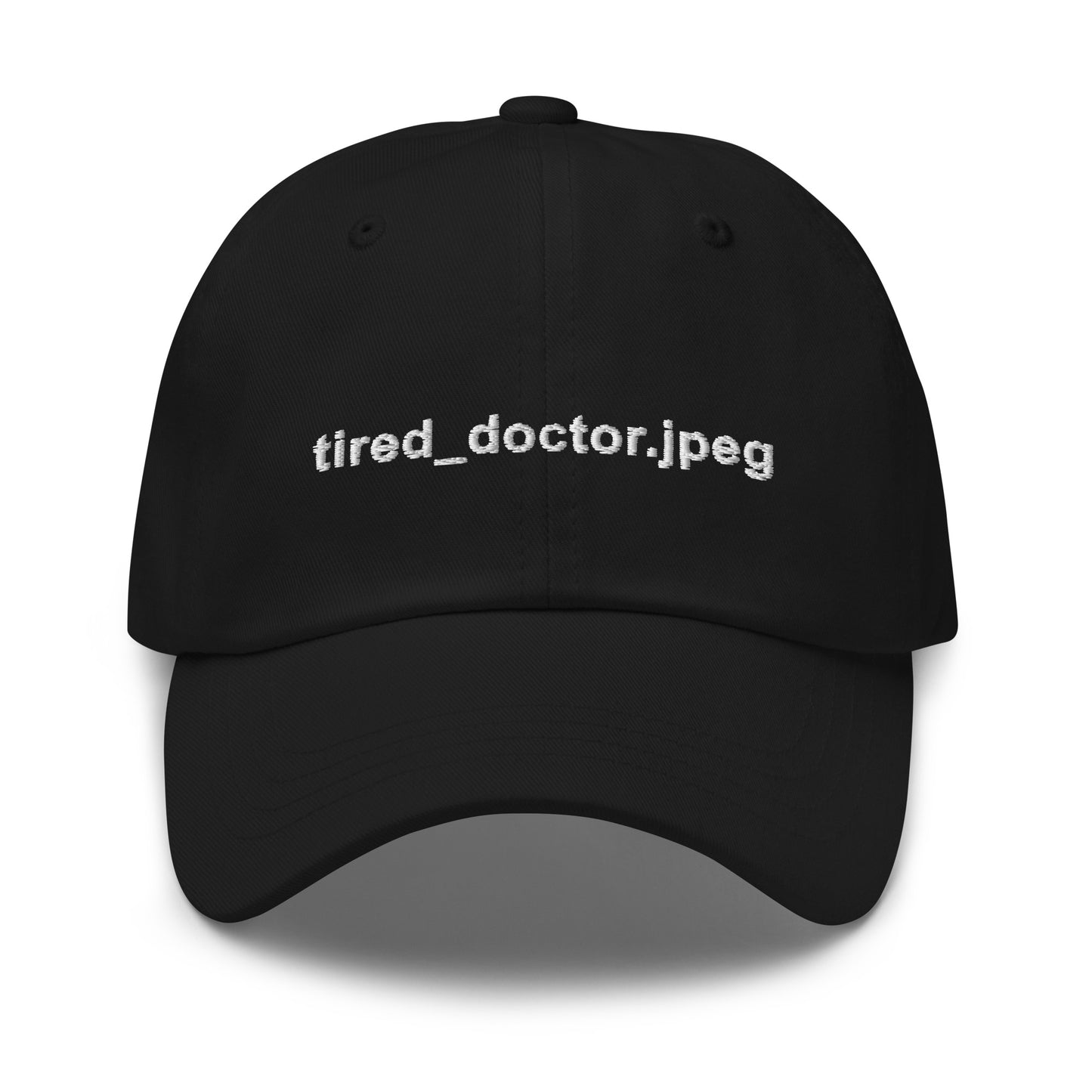 Tired_doctor.jpeg Embroidered Hat