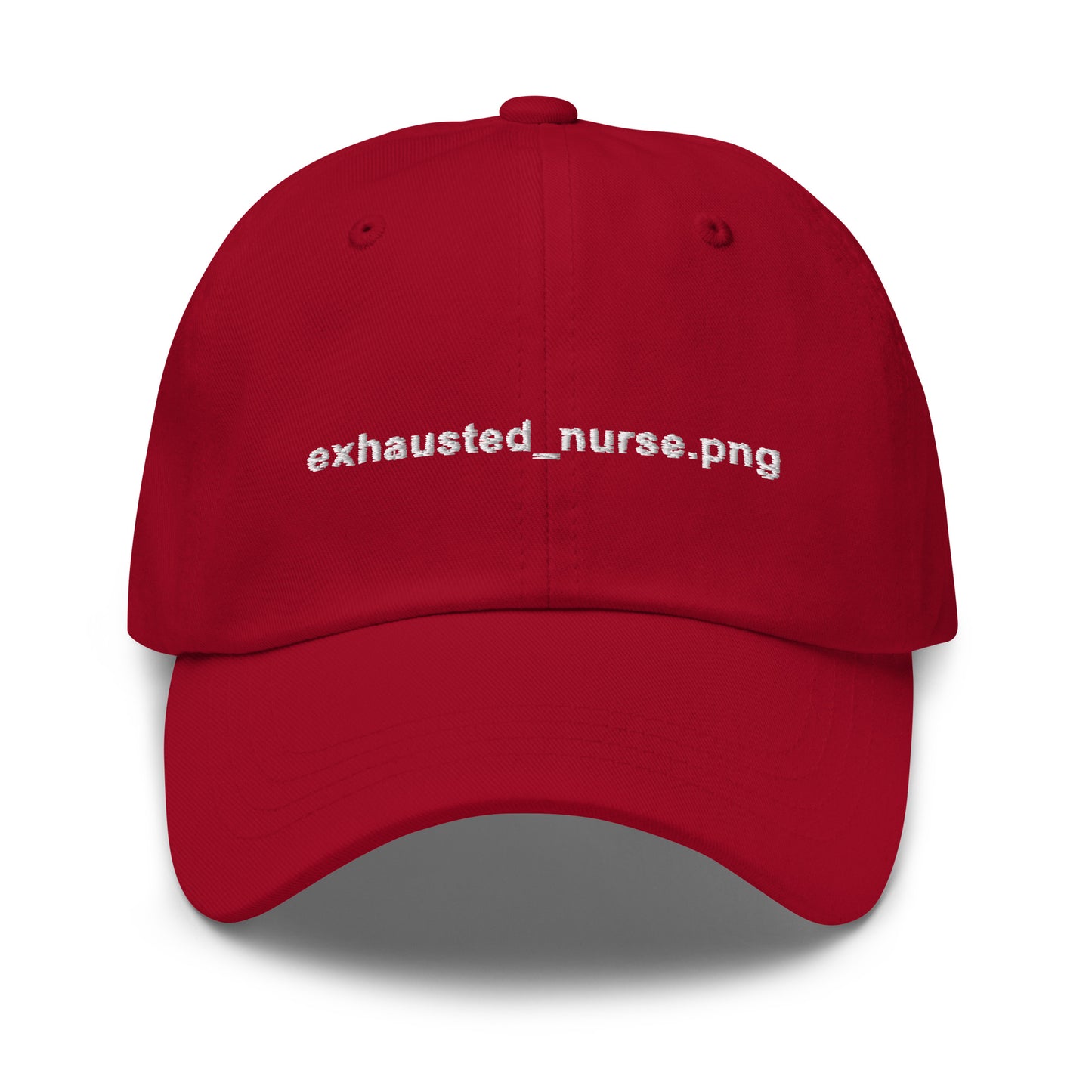Exhausted_nurse.png Embroidered Hat