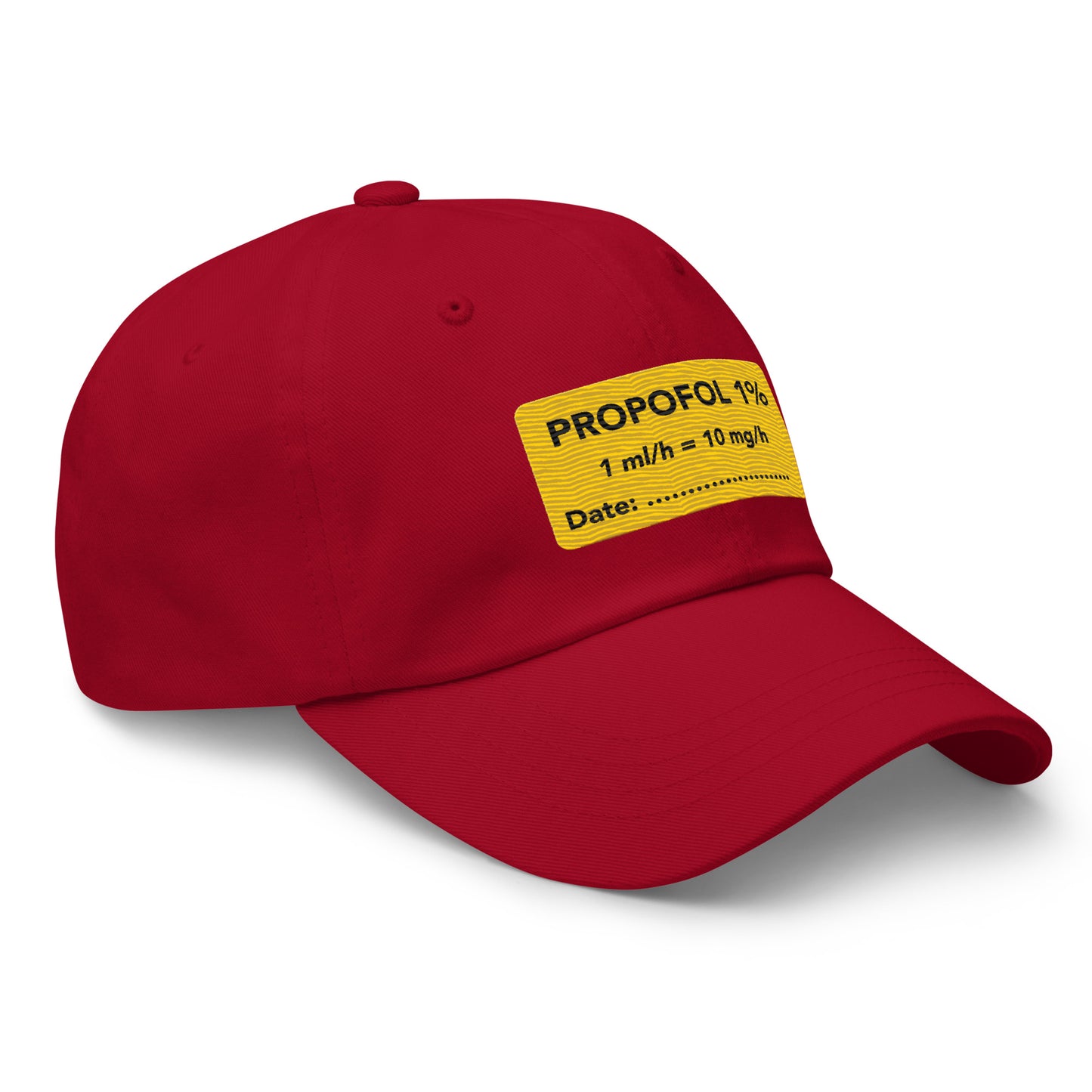 Propofol Embroidered Hat