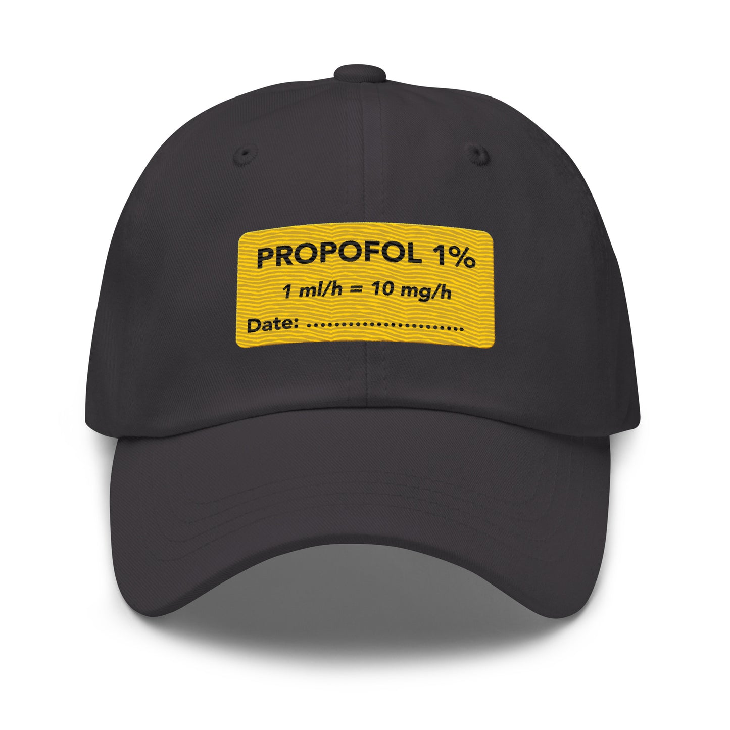 Propofol Embroidered Hat