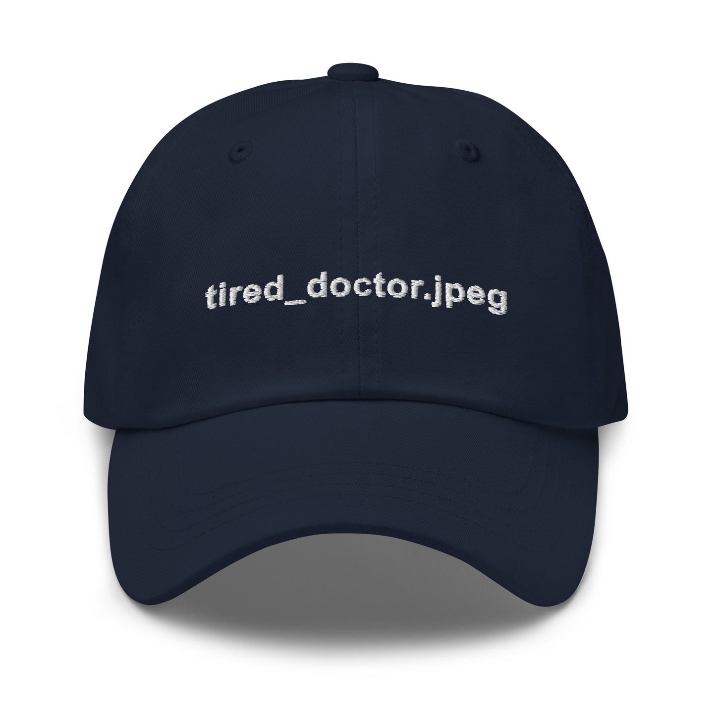 Tired_doctor.jpeg Embroidered Hat