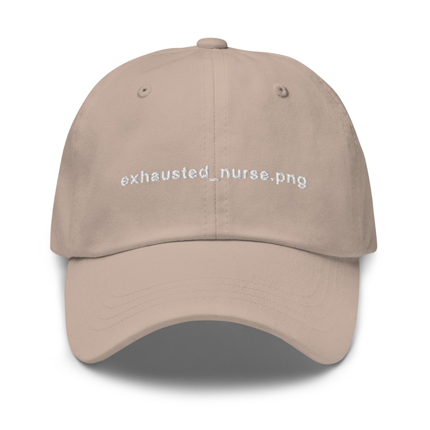 Exhausted_nurse.png Embroidered Hat