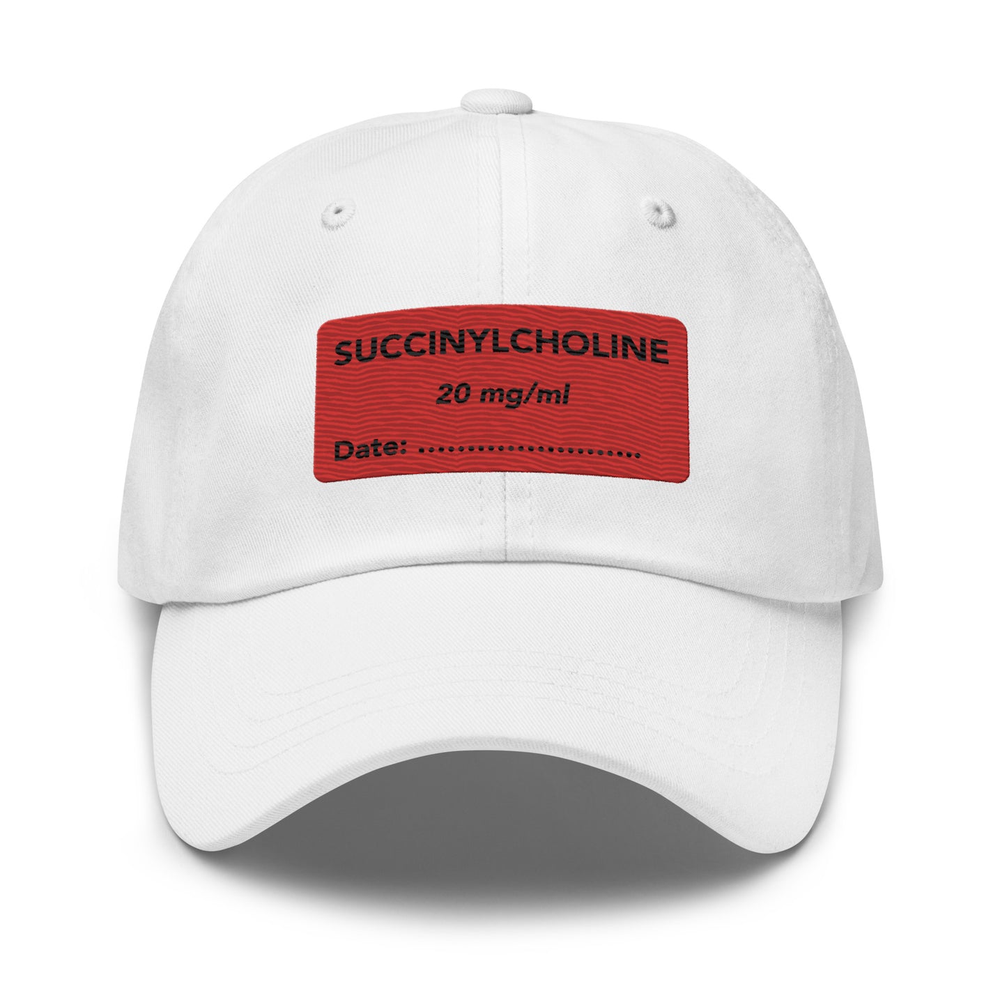 Succinylcholine Embroidered Hat