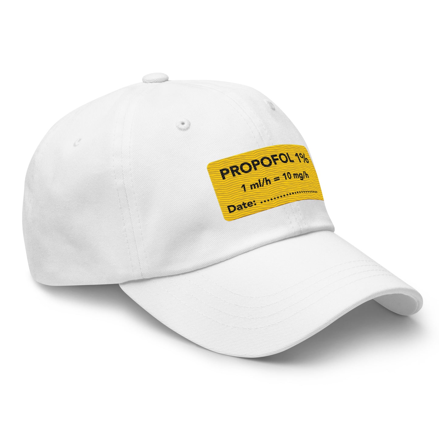 Propofol Embroidered Hat