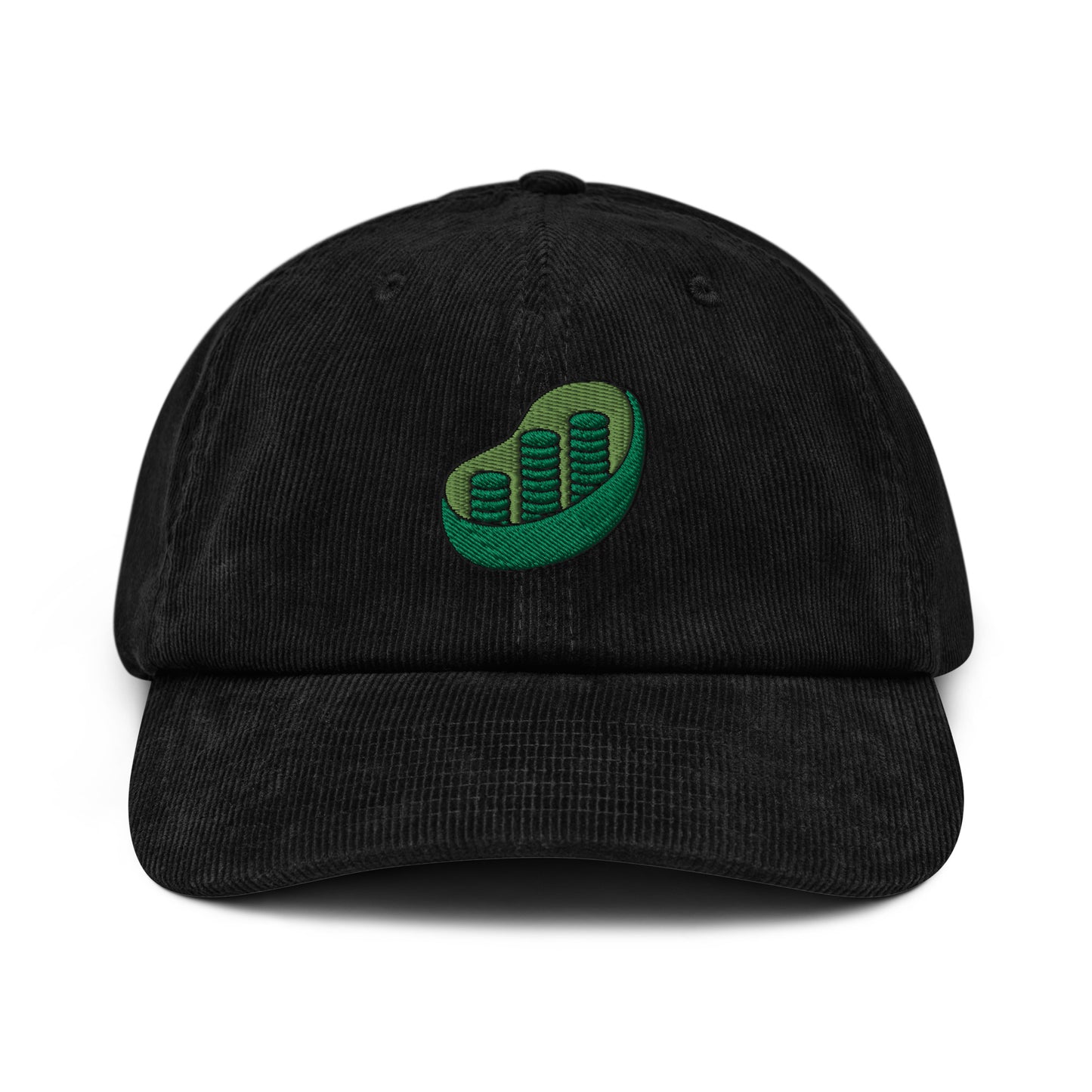 Chloroplast Embroidered Corduroy Hat
