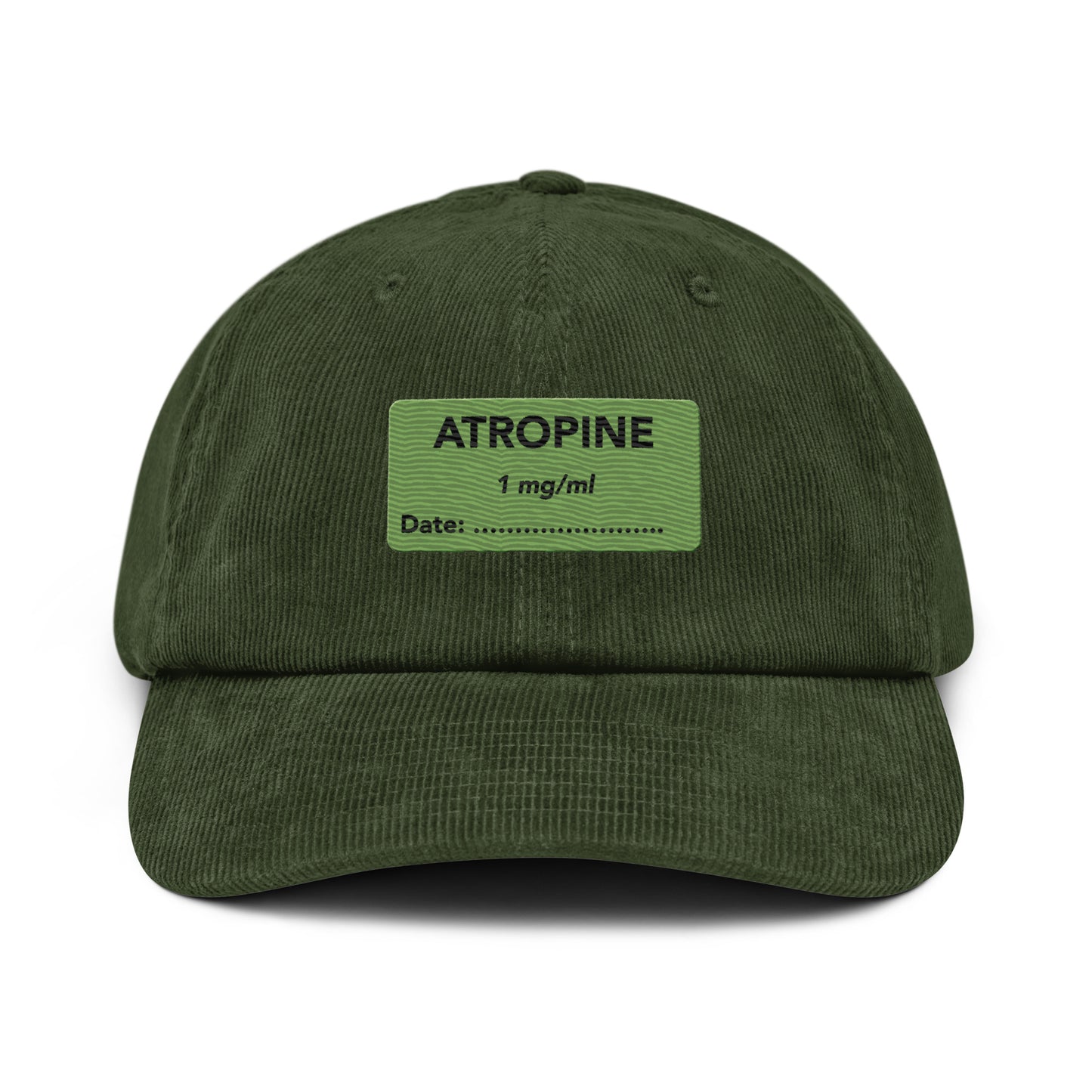 Atropine Embroidered Corduroy Hat