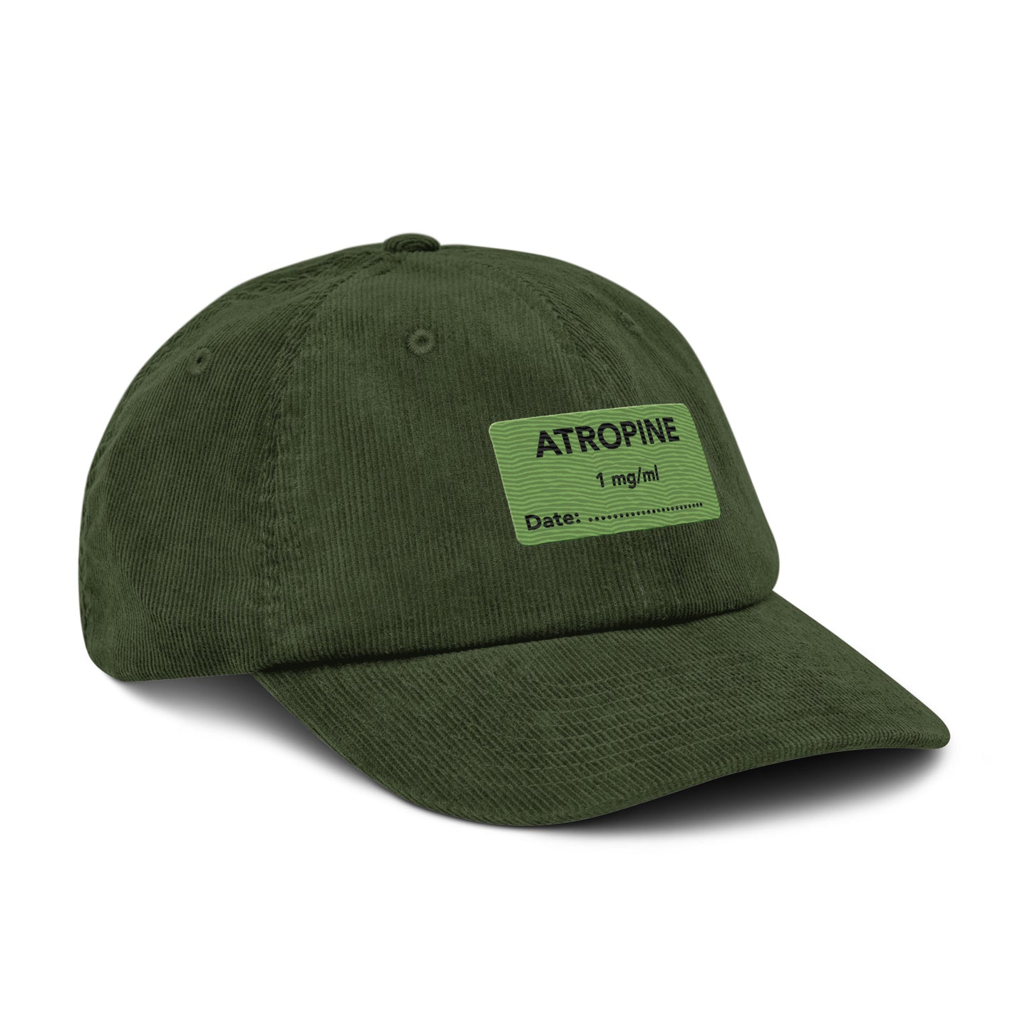 Atropine Embroidered Corduroy Hat