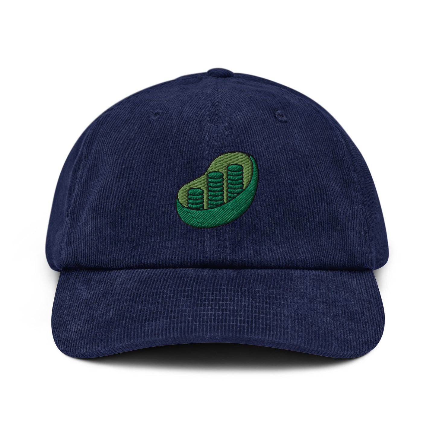 Chloroplast Embroidered Corduroy Hat