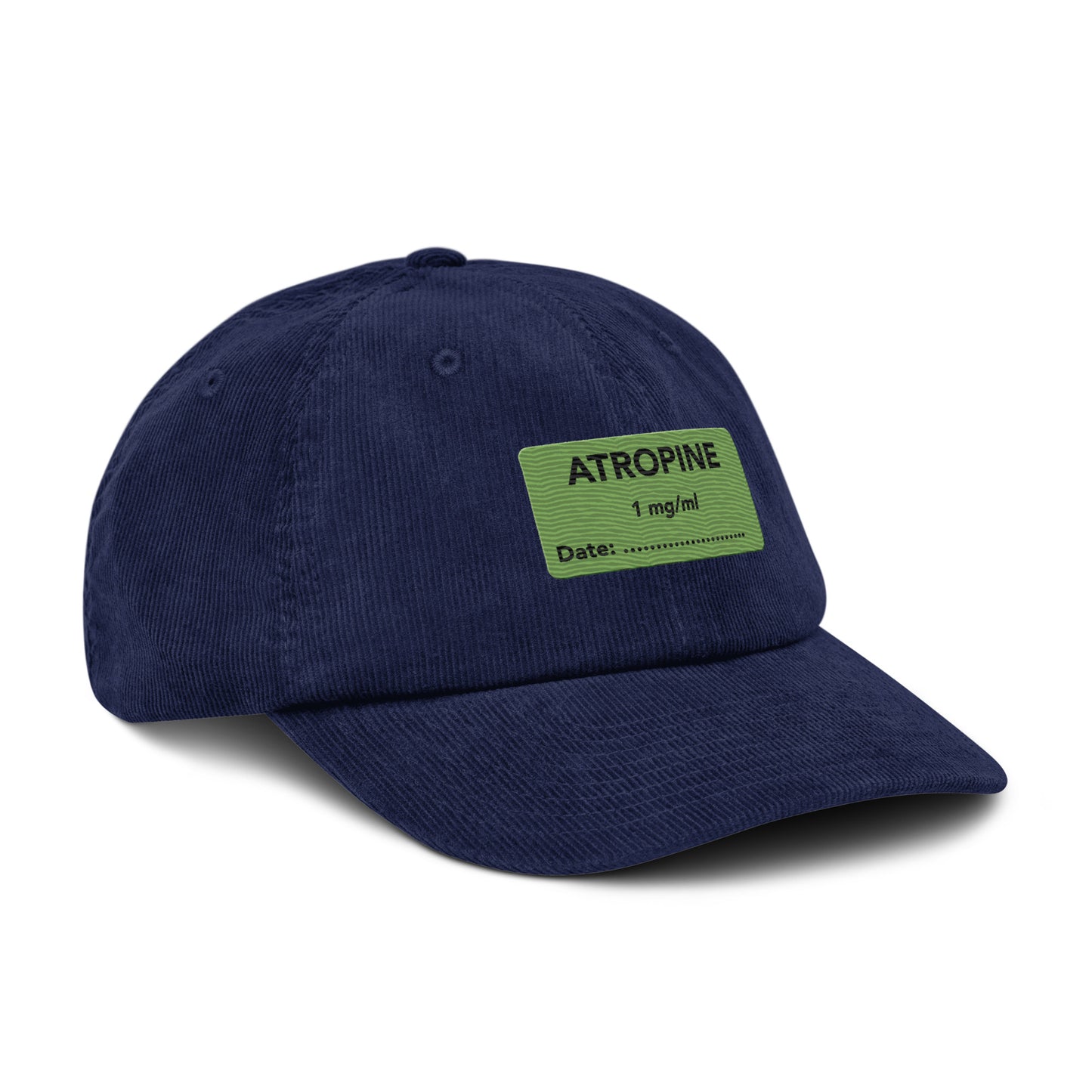 Atropine Embroidered Corduroy Hat