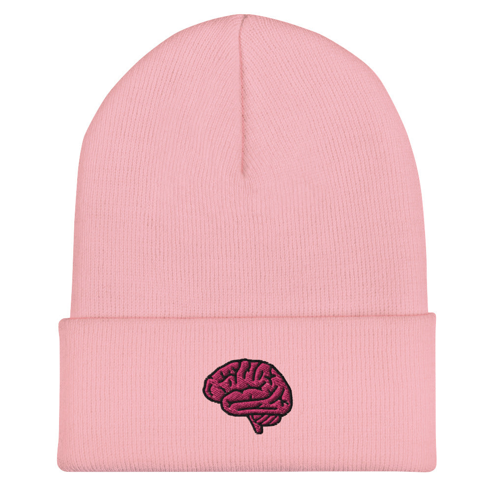 Brain Embroidered Beanie
