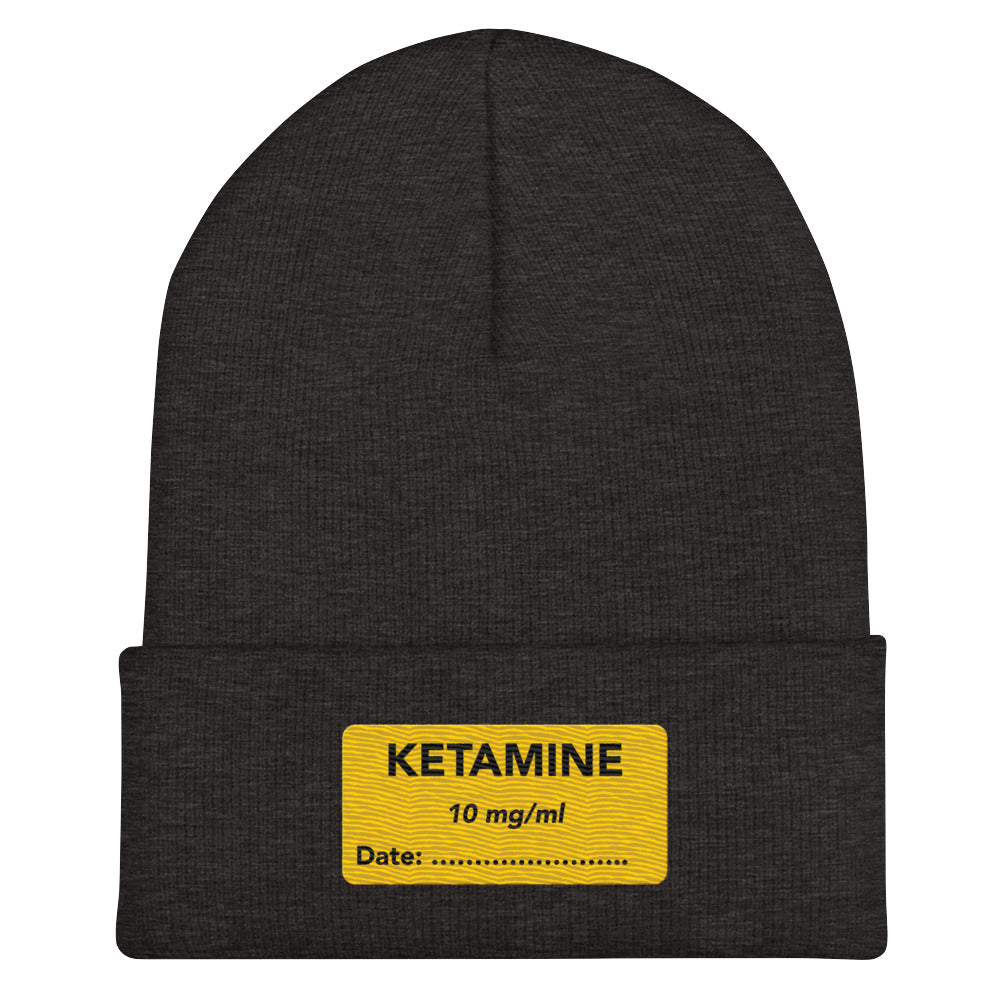Ketamine Embroidered Beanie