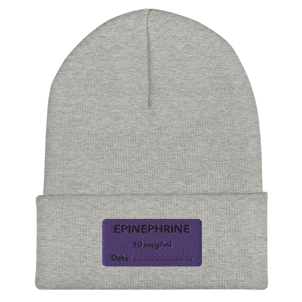 Epinephrine Embroidered Beanie