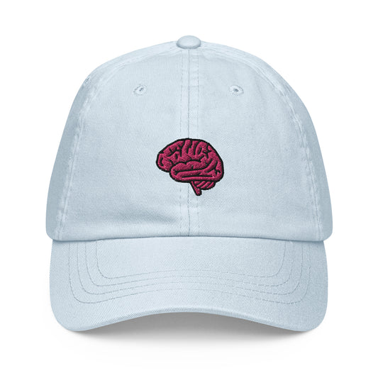 Brain Embroidered Pastel Hat