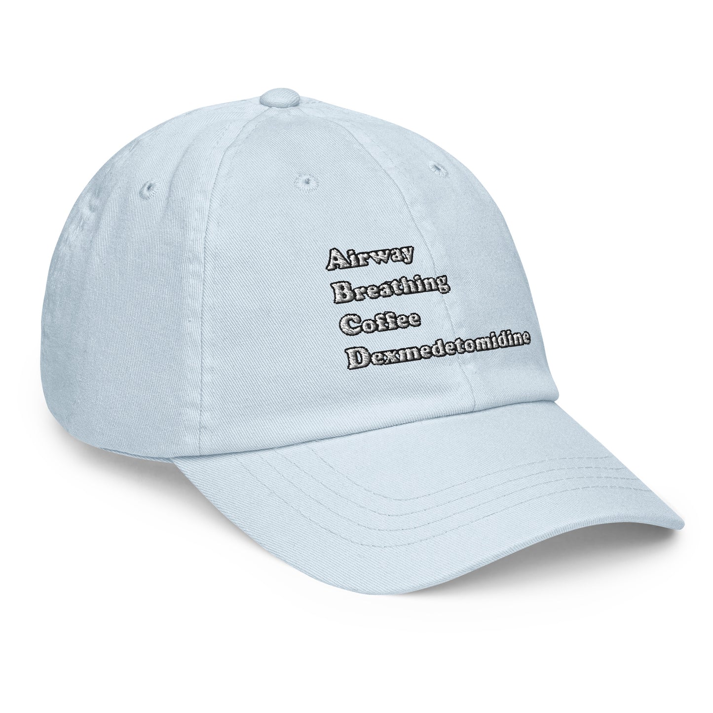 ABCD Embroidered Pastel Hat