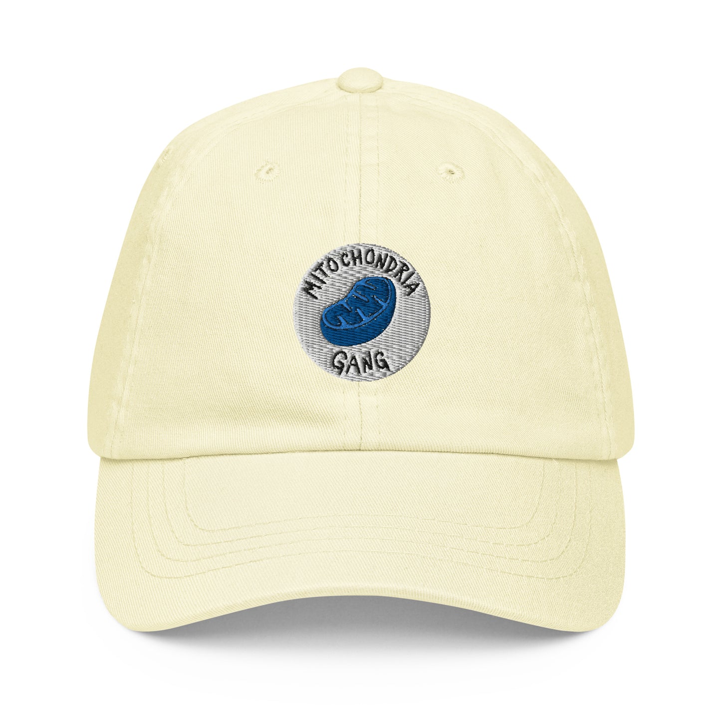 Mitochondria Gang Embroidered Pastel Hat