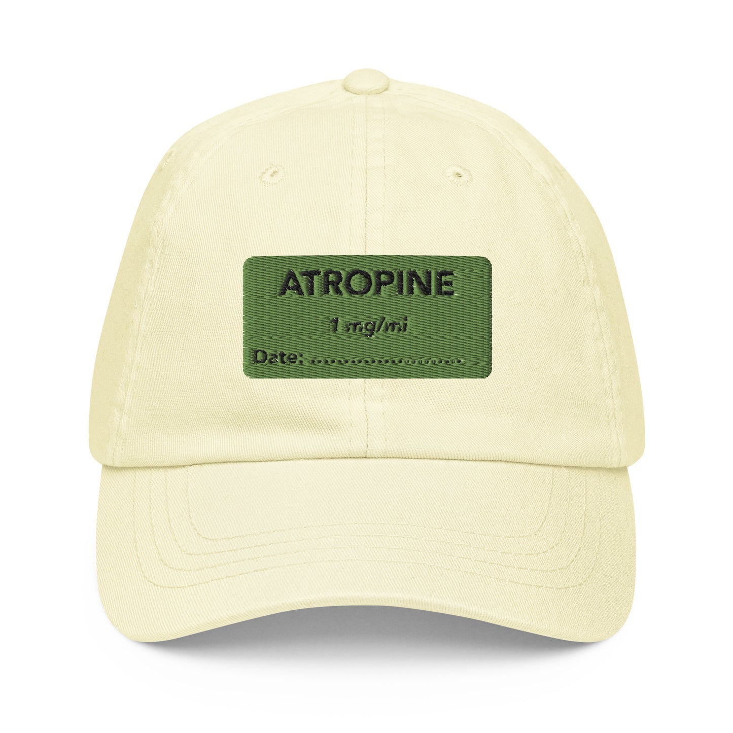 Atropine Embroidered Pastel Hat