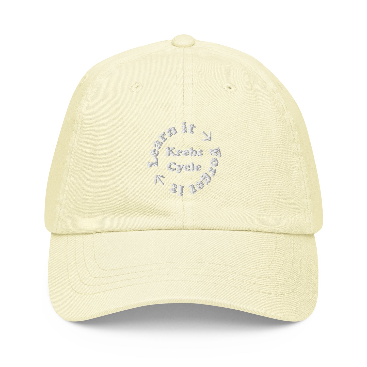 Krebs Cycle Embroidered Pastel Hat