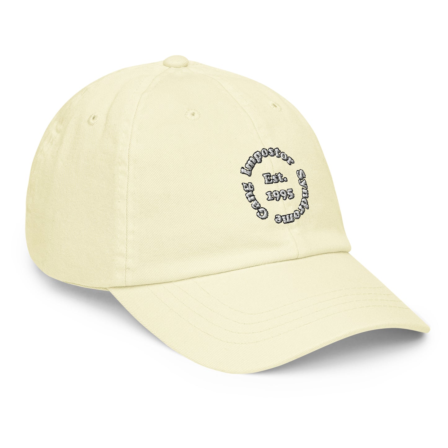 Impostor Syndrome Embroidered Pastel Hat