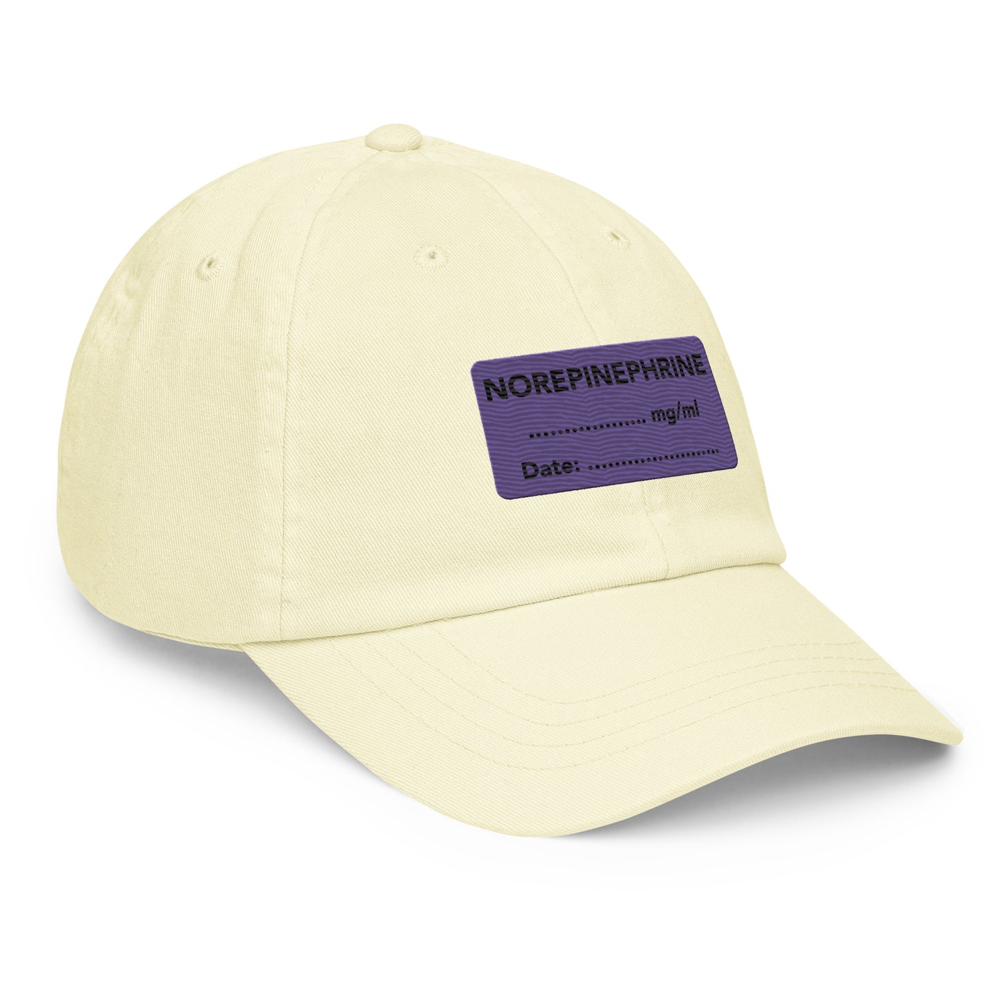 Norepinephrine Embroidered Pastel Hat