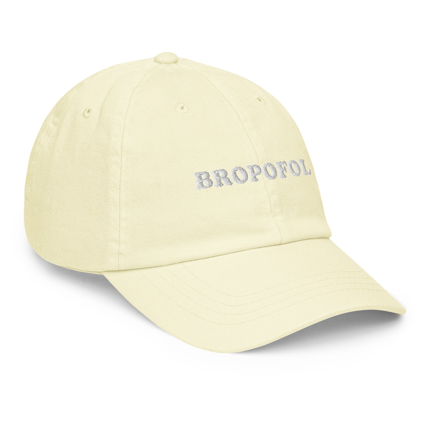Bropofol Embroidered Pastel Hat