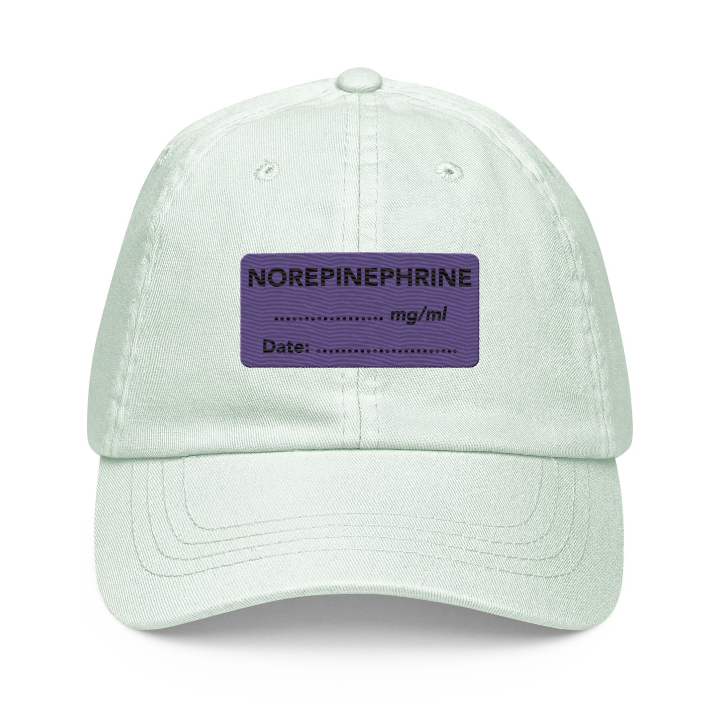 Norepinephrine Embroidered Pastel Hat