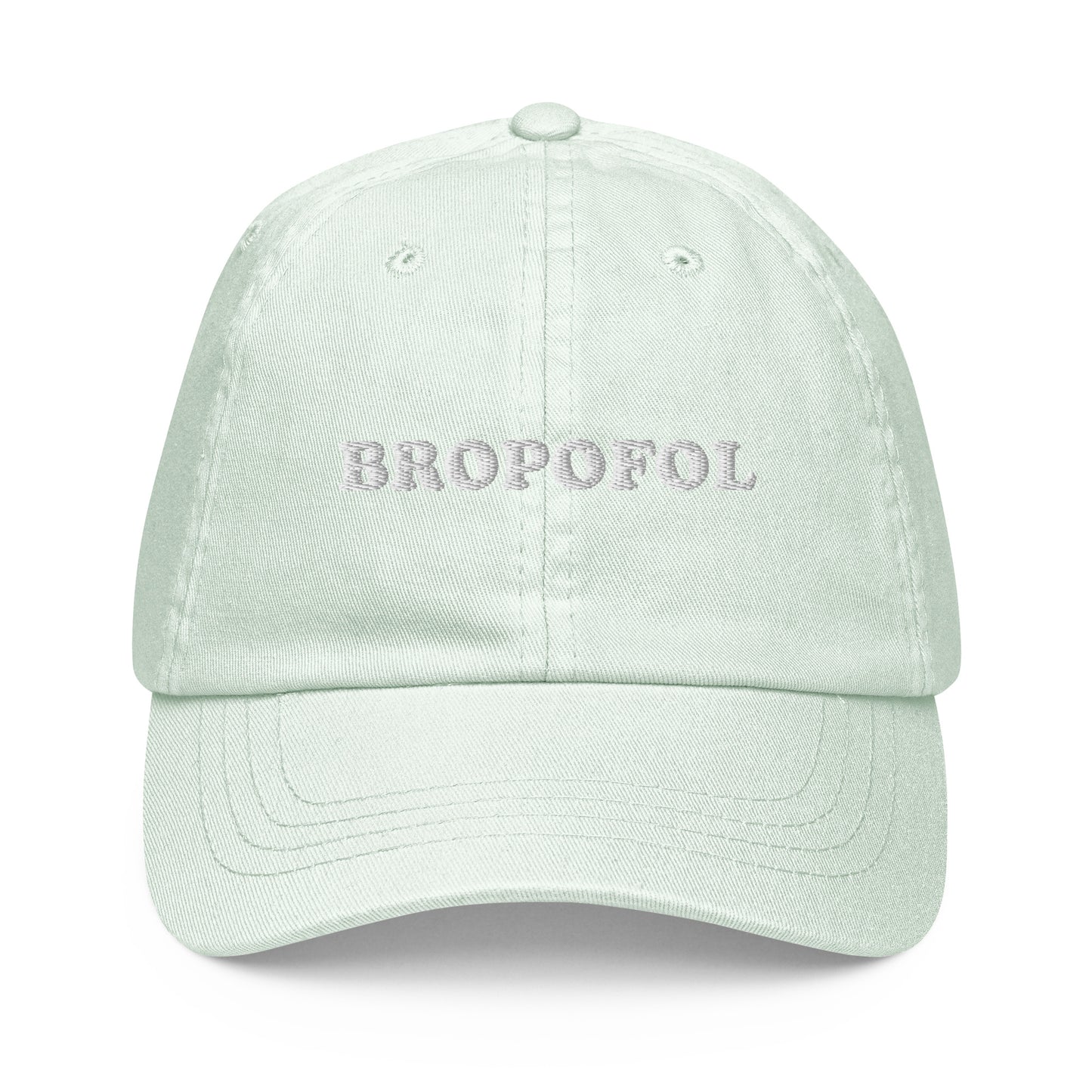 Bropofol Embroidered Pastel Hat