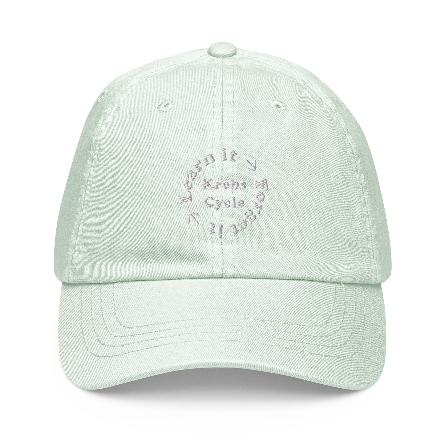 Krebs Cycle Embroidered Pastel Hat