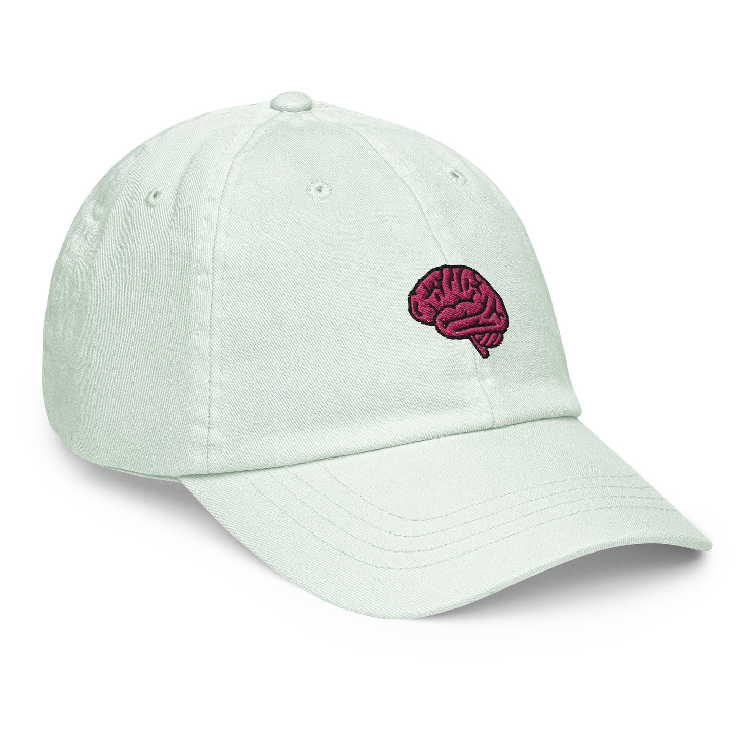 Brain Embroidered Pastel Hat