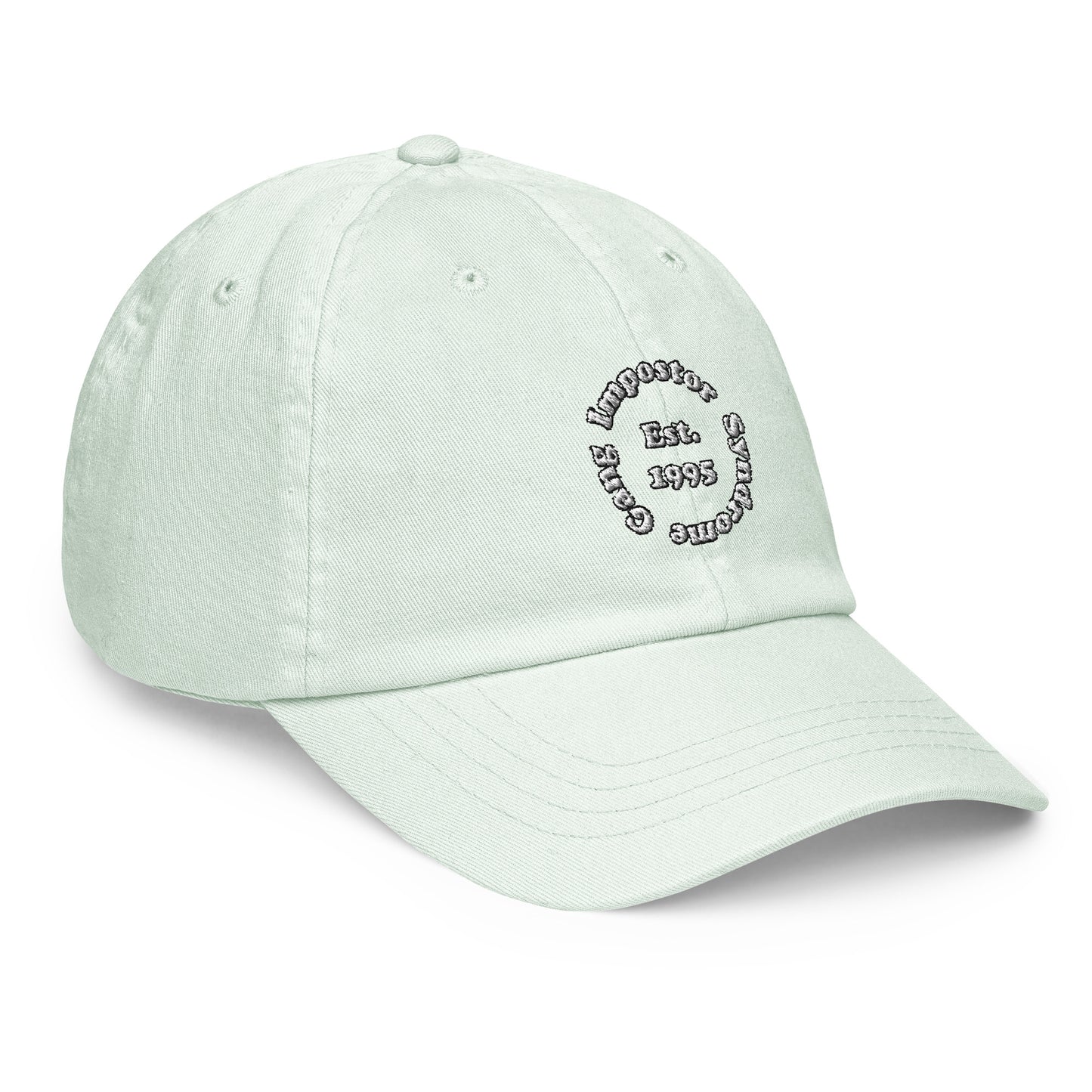 Impostor Syndrome Embroidered Pastel Hat