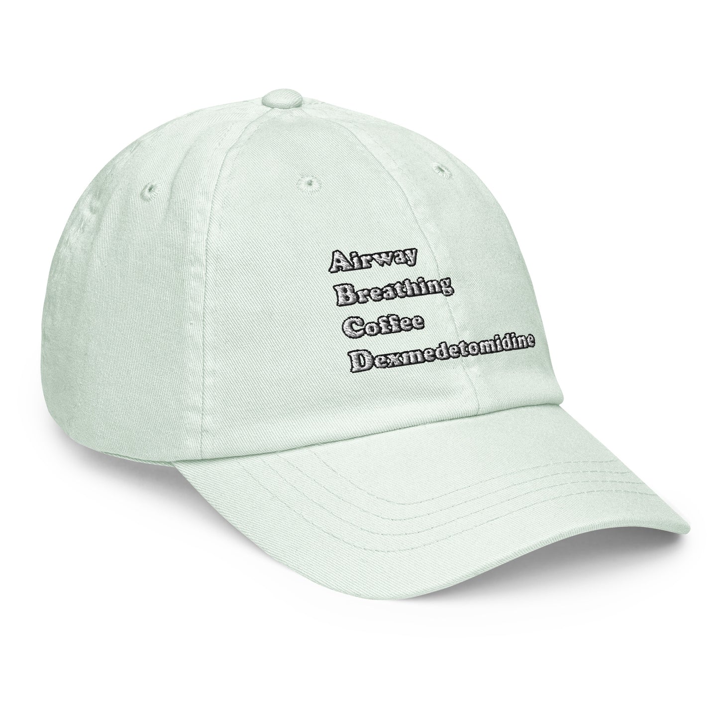 ABCD Embroidered Pastel Hat